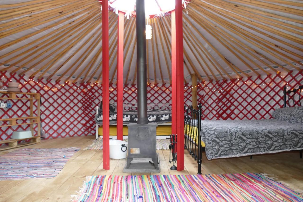 فندق هيلستونفي  Alder Yurt Wych Elm Glamping المظهر الخارجي الصورة